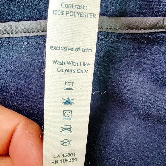 Lululemon Women's Inkwell Long Sleeve City Softshell Long Tweed Jacket Size 10 - Picture 9 of 10